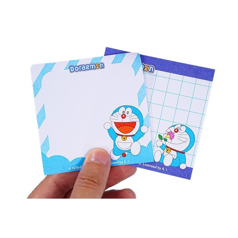 Office Stationery And Supply - 4 ชิ้น โดราเอมอน กระดาษโน้ตแบบมีกาว อุปกรณ์สำนักงาน อนิเมะน่ารัก