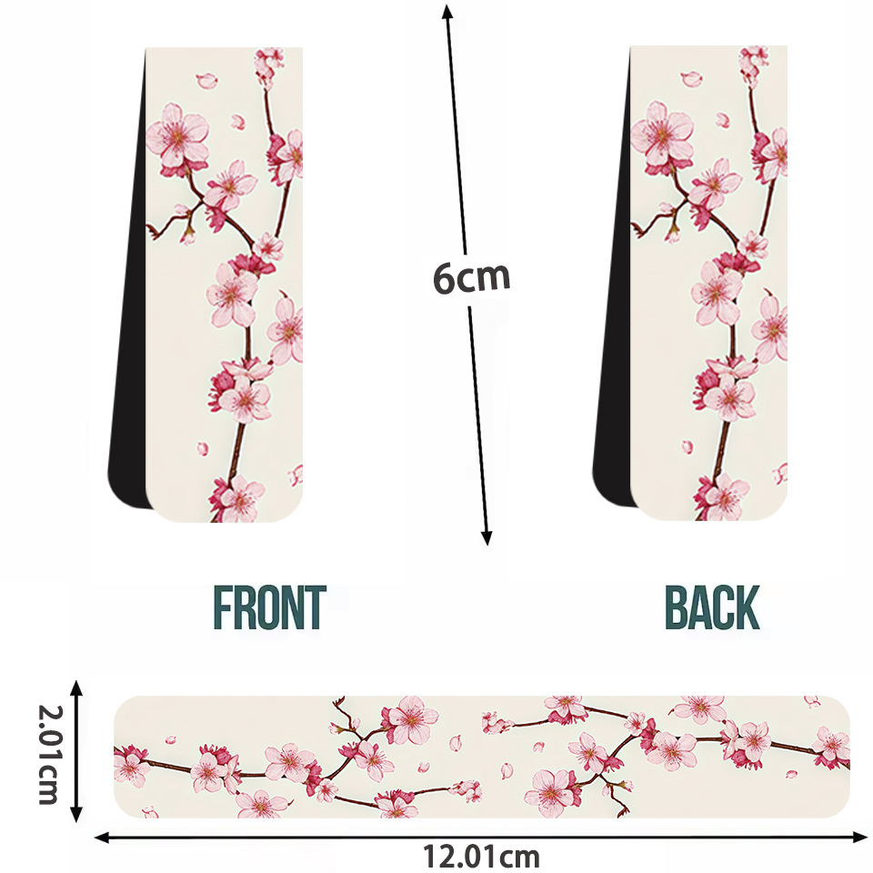Bookmark Magnetic Clip - ที่คั่นหนังสือแม่เหล็ก 5 ชิ้นสำหรับผู้หญิง ลายดอกไม้ ที่คั่นหนังสือแม่เหล็กหลากหลายแบบ คลิปแม่เหล็กสำหรับทำเครื่องหมายหน้าหนังสือ