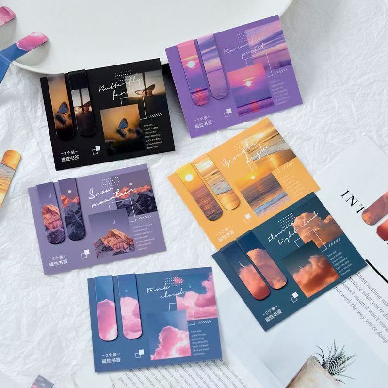 Bookmark Magnetic Clip - เครื่องเขียนน่ารัก Zaomo ที่คั่นหนังสือแม่เหล็ก Hazy Fantasy Series