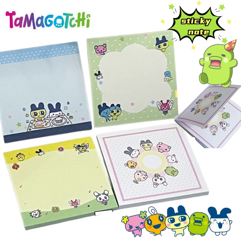 Stationery Supplier - 4 ชิ้น แทมาก็อตจิ มาเมทชิ เมเมทชิ สมุดโน้ตลายการ์ตูนน่ารัก