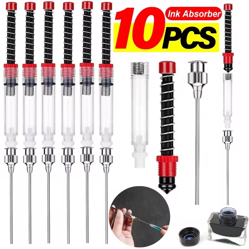 Stationery Supplier - 1-10PCS Fountain Pen Ink Absorber Spring