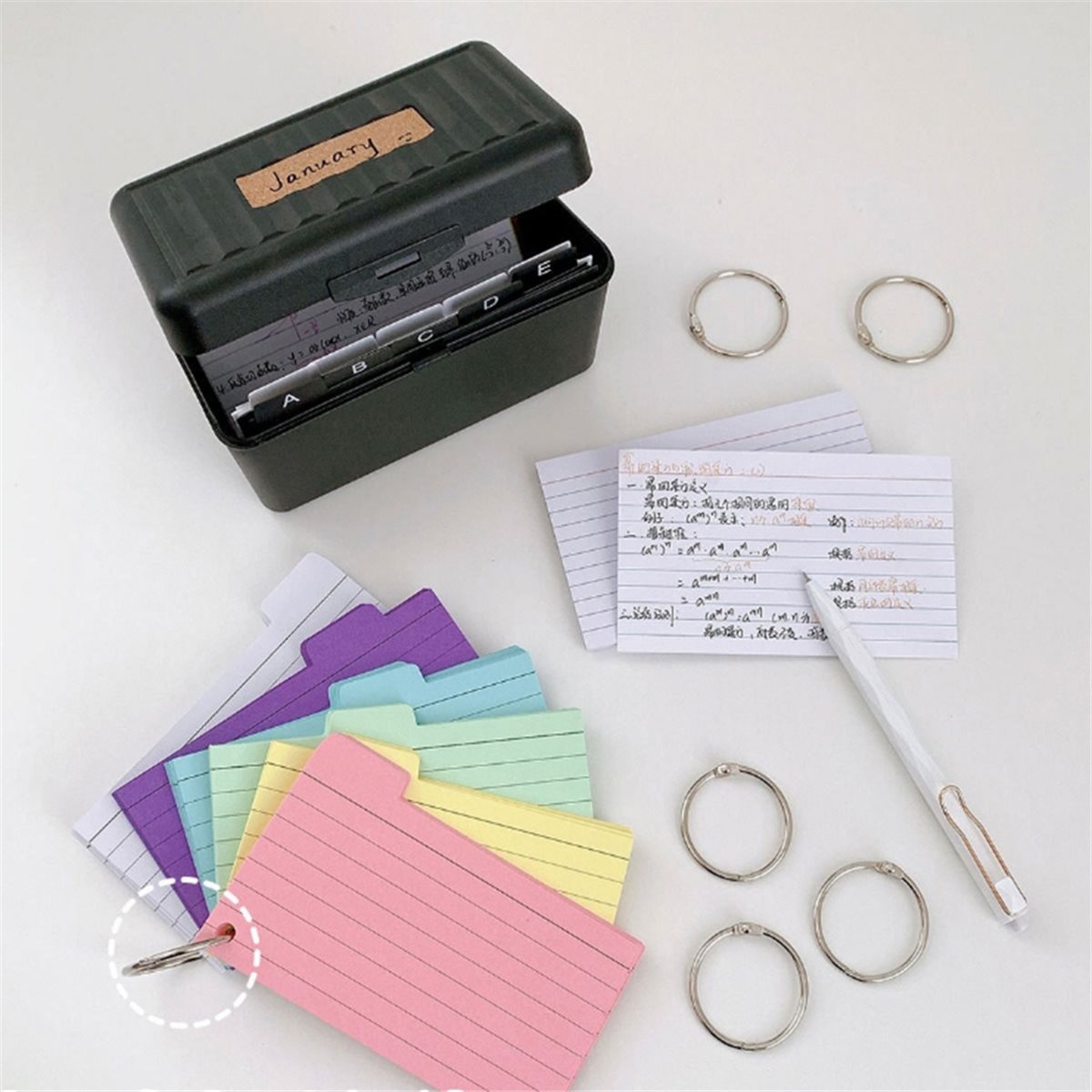Index Tab Divider - กล่องใส่การ์ด 828 เมกะเซล 3x 5 ช่อง