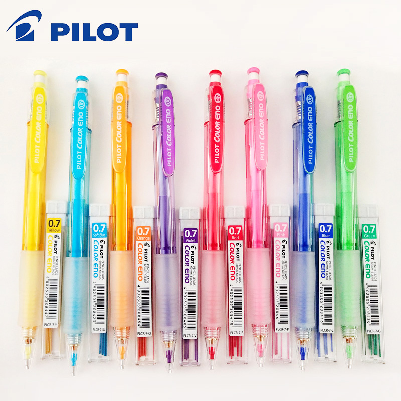 Staedtler Pencil Lumocolor - 8สีนักบิน Eno ดินสอ HCR-197 Erasable ชุดดินสอ0.7มม.สีเติมสำหรับสำนักงาน/โรงเรียนเครื่องเขียน