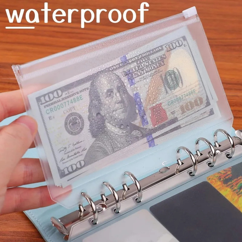 Portfolio Folder Zip - ซองใส่เงิน PVC แบบใหม่ 8 ชิ้น ขนาด