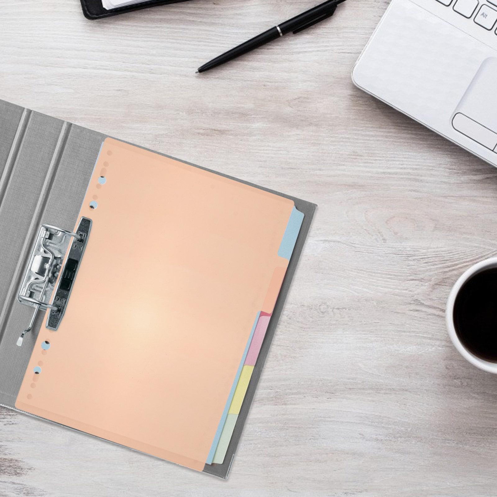 10 ชิ้น แผ่นแบ่งเอกสารพลาสติกห - Index Tab Divider บทวิจารณ์และราคา