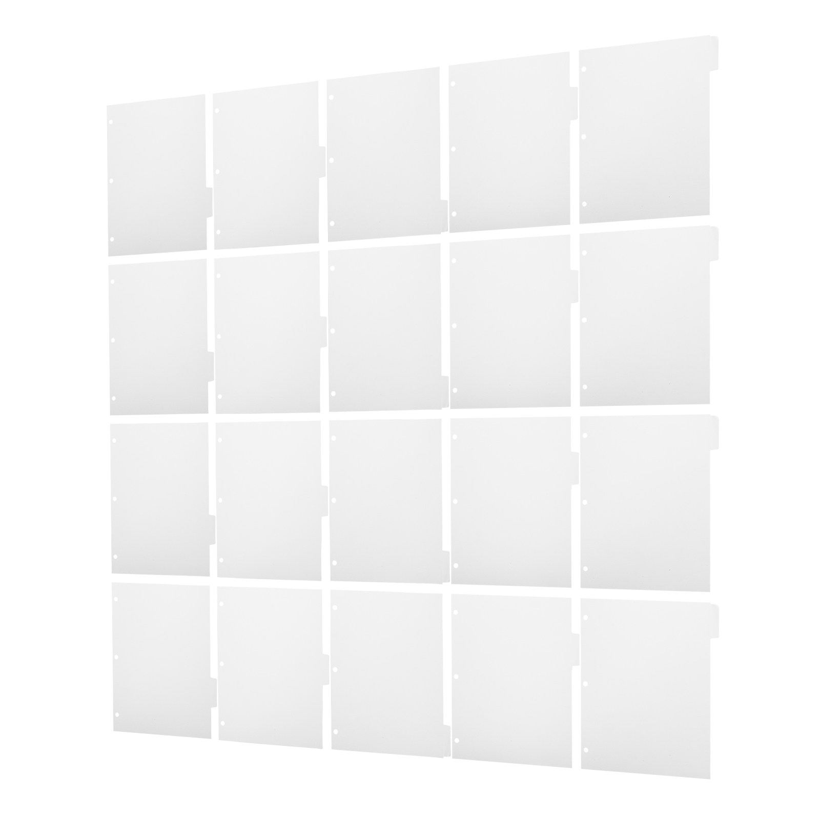 4 ชุดแผ่นแบ่งหน้ากระดาษเปล่า ข - Index Tab Divider บทวิจารณ์และราคา