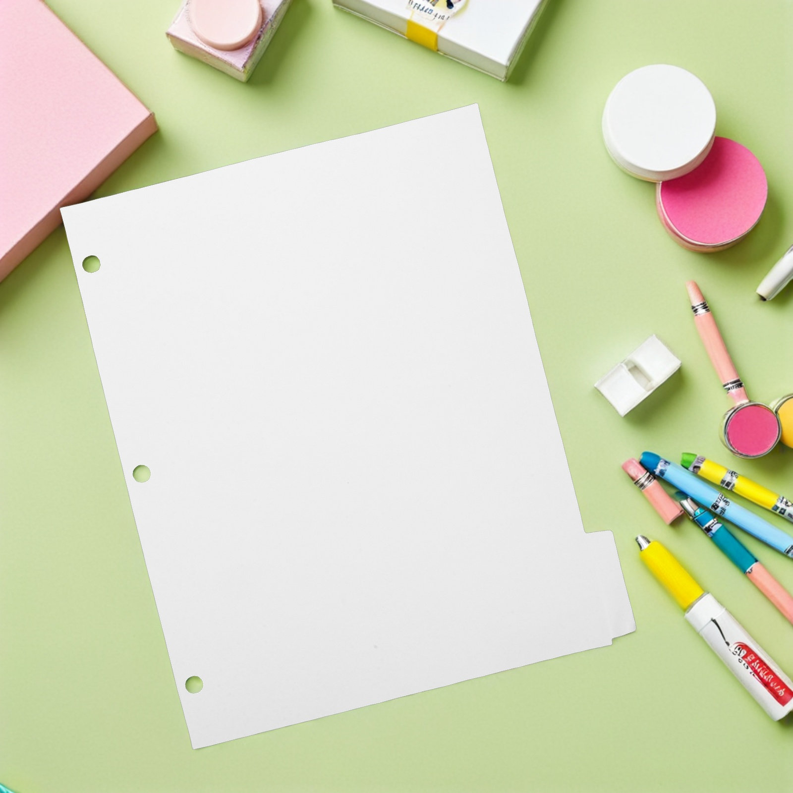 4 ชุดแผ่นแบ่งหน้ากระดาษเปล่า ข - Index Tab Divider บทวิจารณ์และราคา