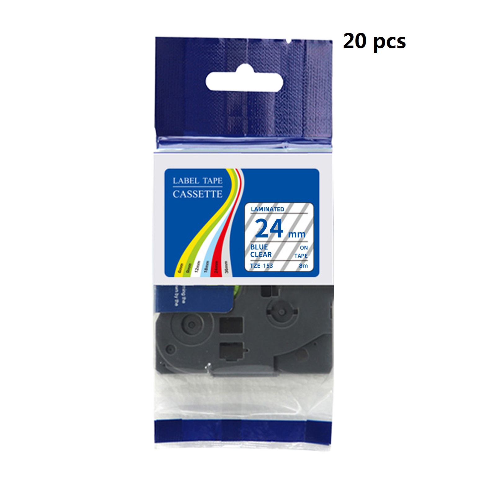 แพ็ค 20 ชิ้น เทปฉลากเคลือบ Bro - Label Printer Tape บทวิจารณ์และราคา