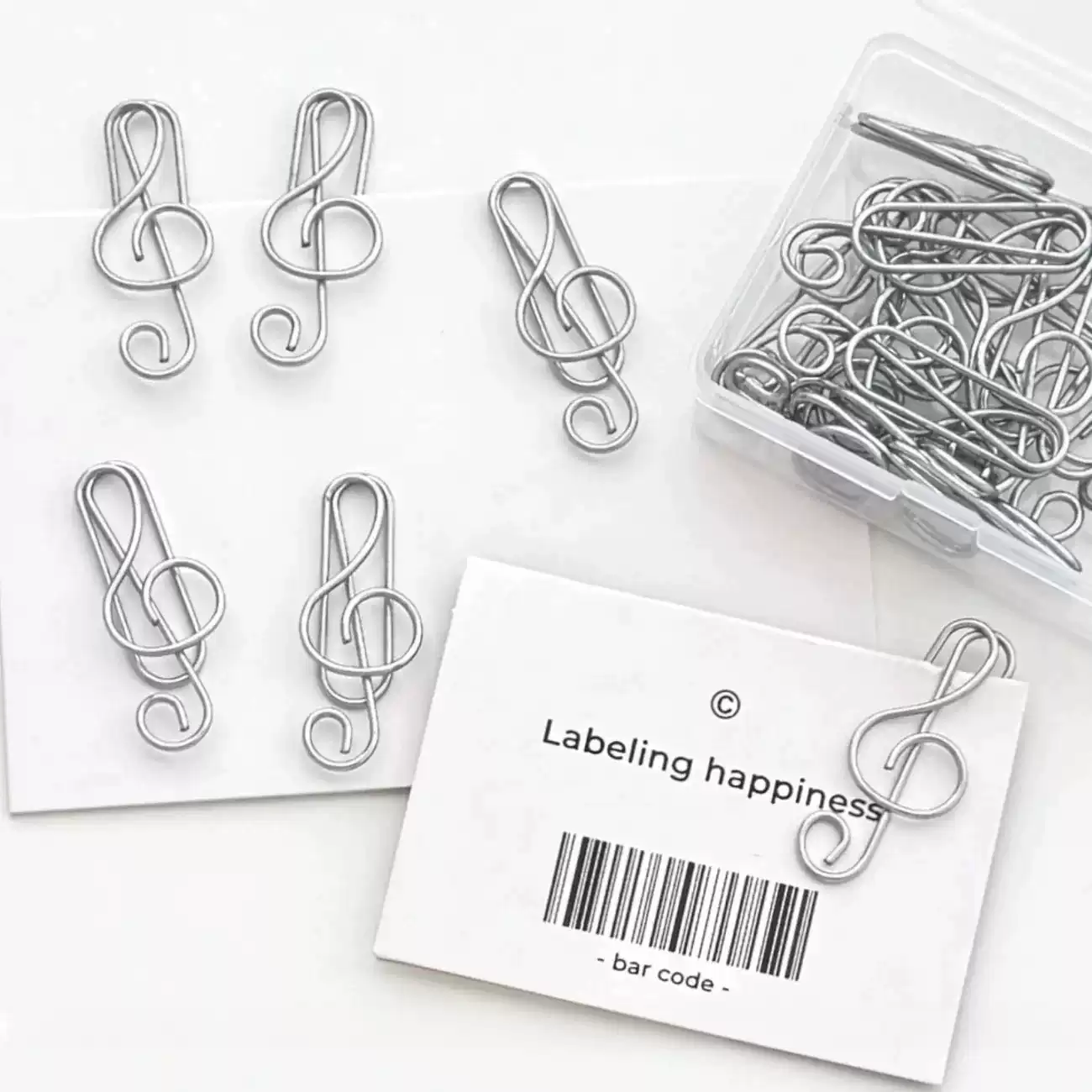 คลิปหนีบกระดาษโลหะลายโน้ตดนตรี - Office Supply Office Stationery Items บทวิจารณ์และราคา