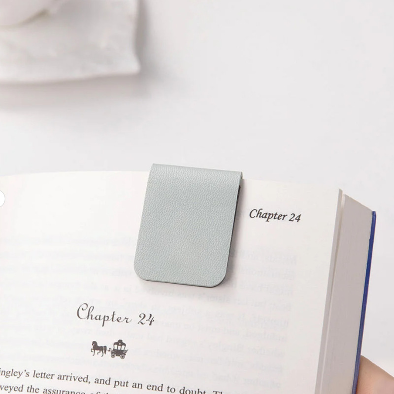 ที่คั่นหนังสือแม่เหล็กหนังพรีเ - Bookmark Magnetic Clip บทวิจารณ์และราคา