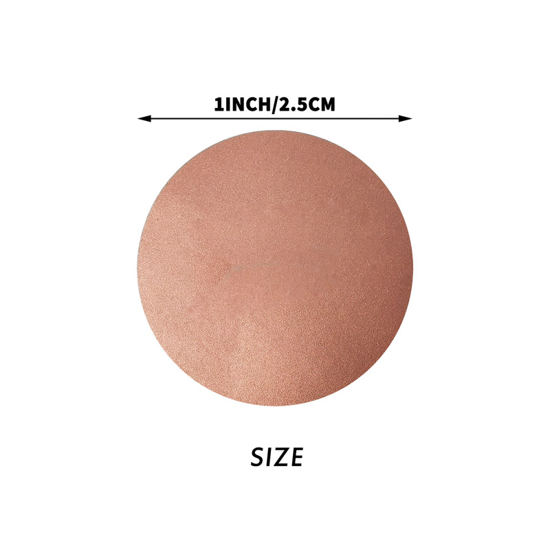 50-300pcs รอบ Rose Gold Scratc - Label Printer Tape บทวิจารณ์และราคา