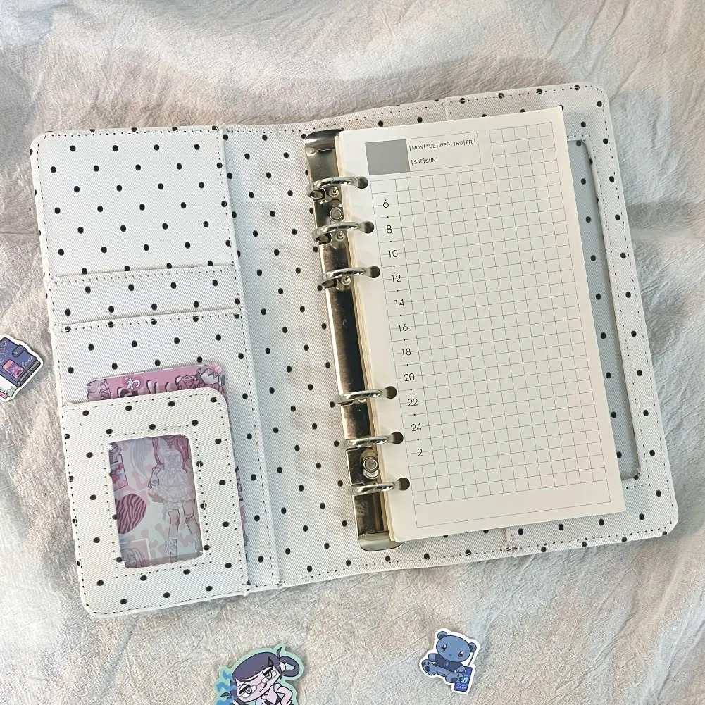 สมุดบันทึกผ้าลายจุด A6 แบบ 6 ห - Graph Paper Pad บทวิจารณ์และราคา
