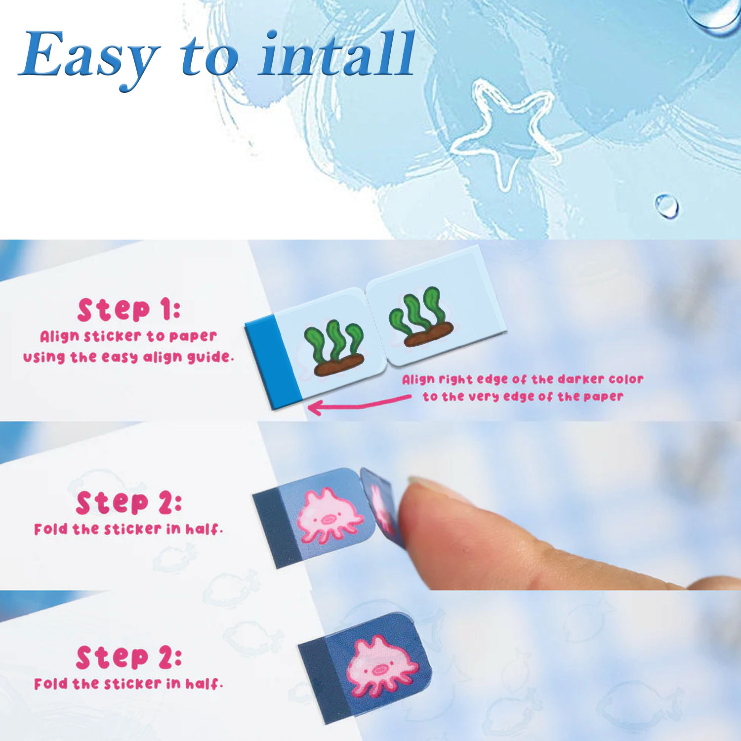 สัตว์ทะเล Lil Tab สติกเกอร์แท็ - Index Tab Divider บทวิจารณ์และราคา
