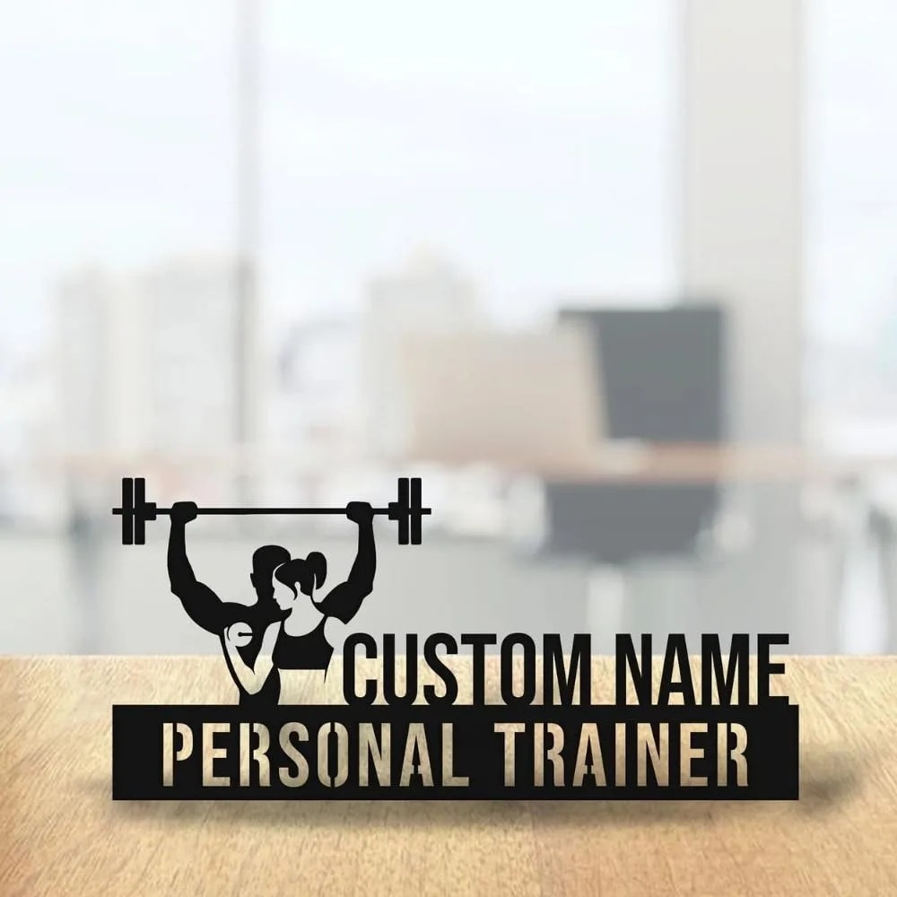 ป้ายชื่อโลหะสลักชื่อเทรนเนอร์ส - Desk Name Plate บทวิจารณ์และราคา