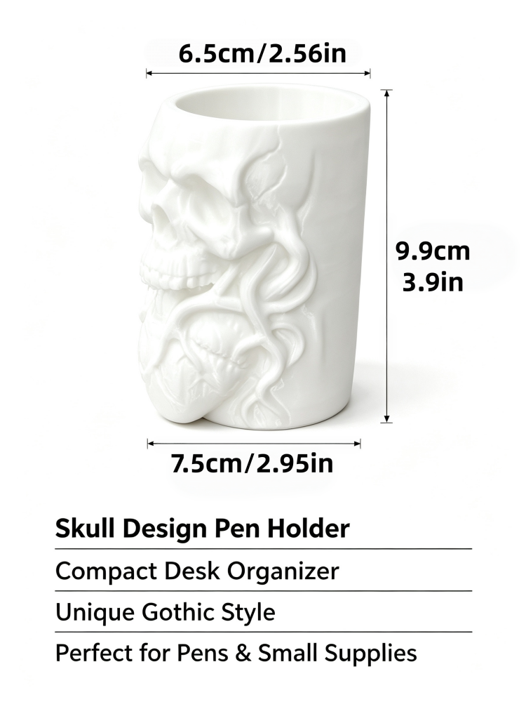 ที่ใส่ปากกาดีไซน์หัวใจโครงกระด - Office Supply Office Stationery Items บทวิจารณ์และราคา