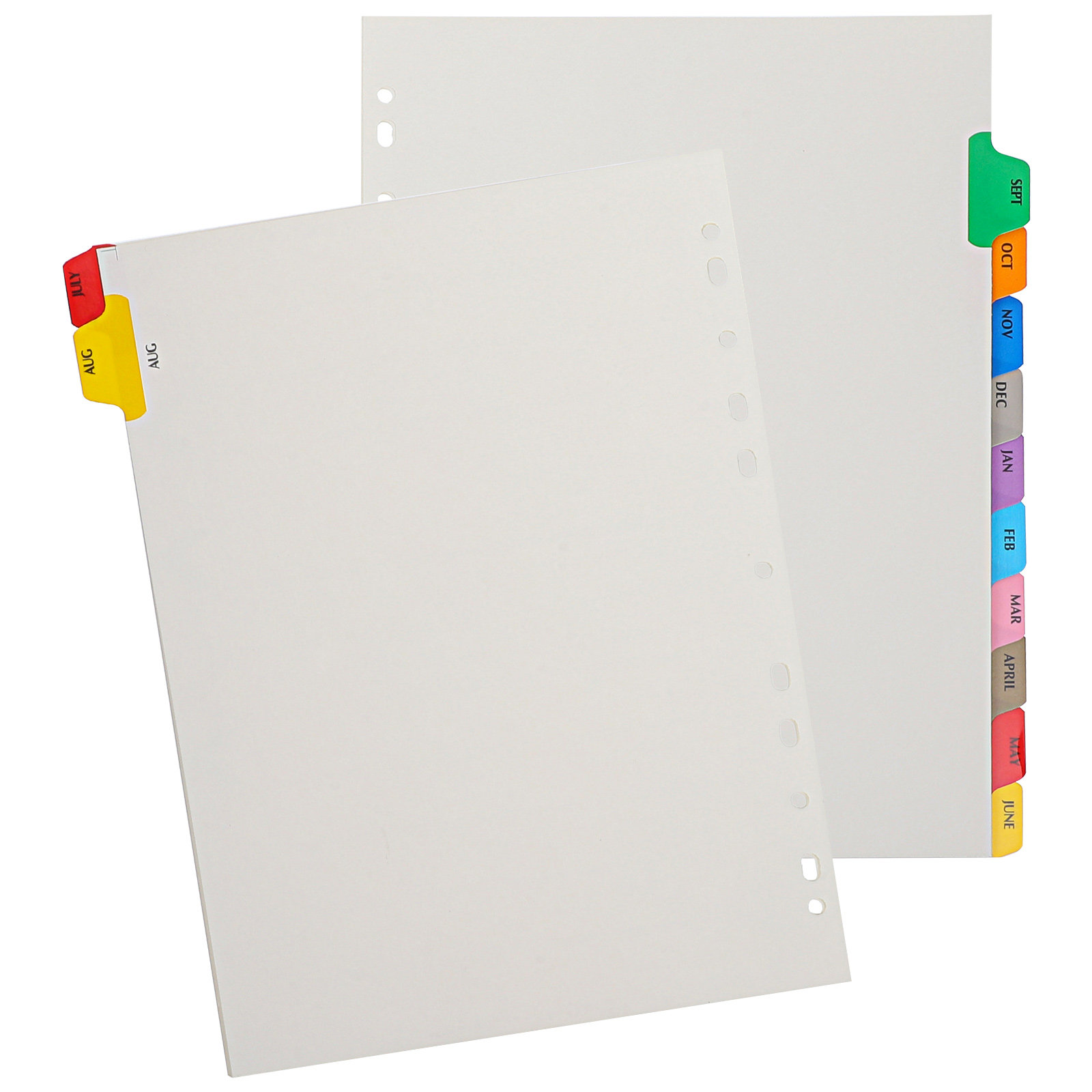 แผ่นแบ่งเอกสาร 12 แผ่น แบบถอดไ - Index Tab Divider บทวิจารณ์และราคา