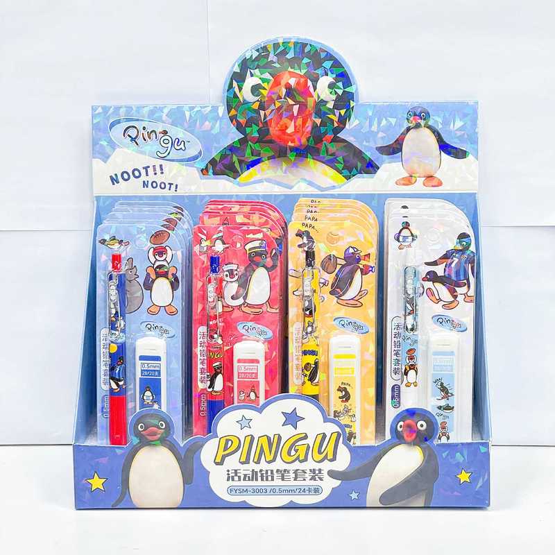 ชุดดินสอกดลายพินกี้ 4/24 ชิ้น  - Stationery Supplier บทวิจารณ์และราคา