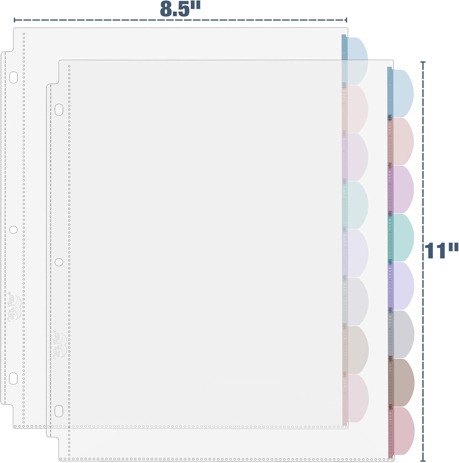 แผ่นใส A4 พร้อมแถบปิดผนึก 8 แถ - Index Tab Divider บทวิจารณ์และราคา