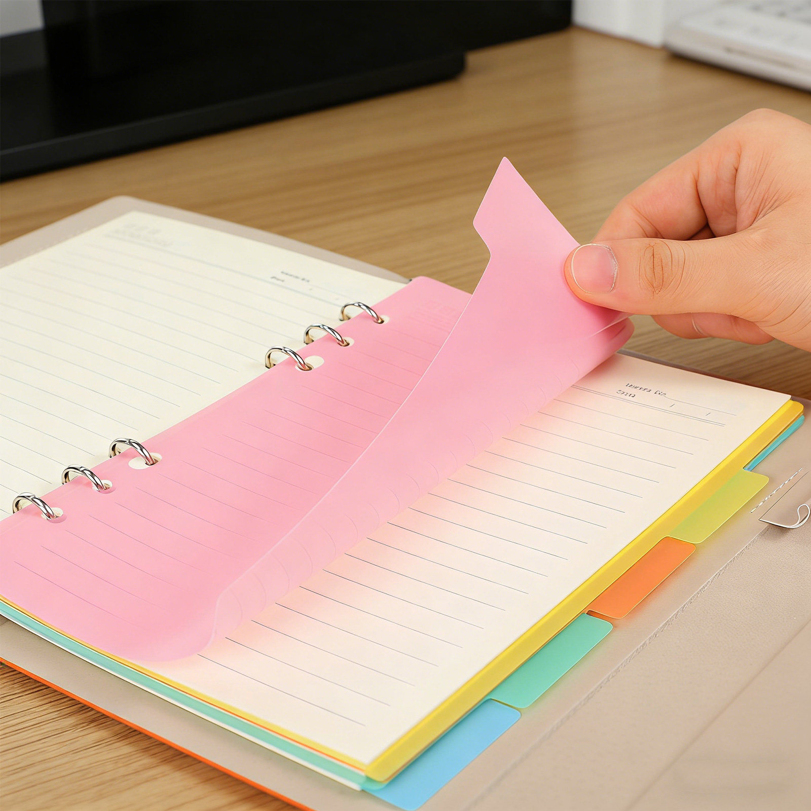 10 ชิ้น ชุดป้ายแบ่งหมวดหมู่สีส - Index Tab Divider บทวิจารณ์และราคา