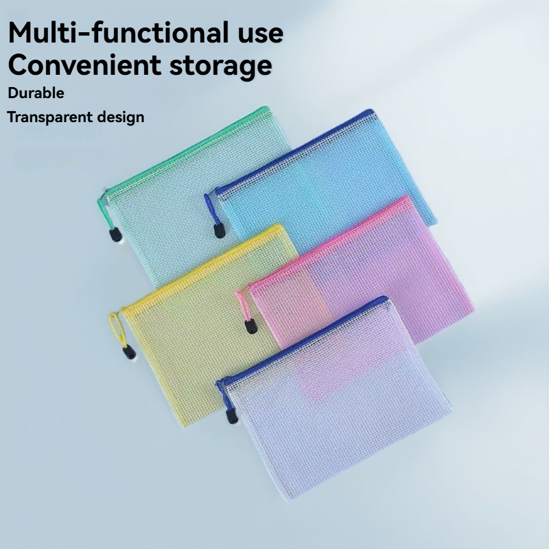 5PCS เครื่องเขียนโฟลเดอร์เก็บแ - Portfolio Folder Zip บทวิจารณ์และราคา