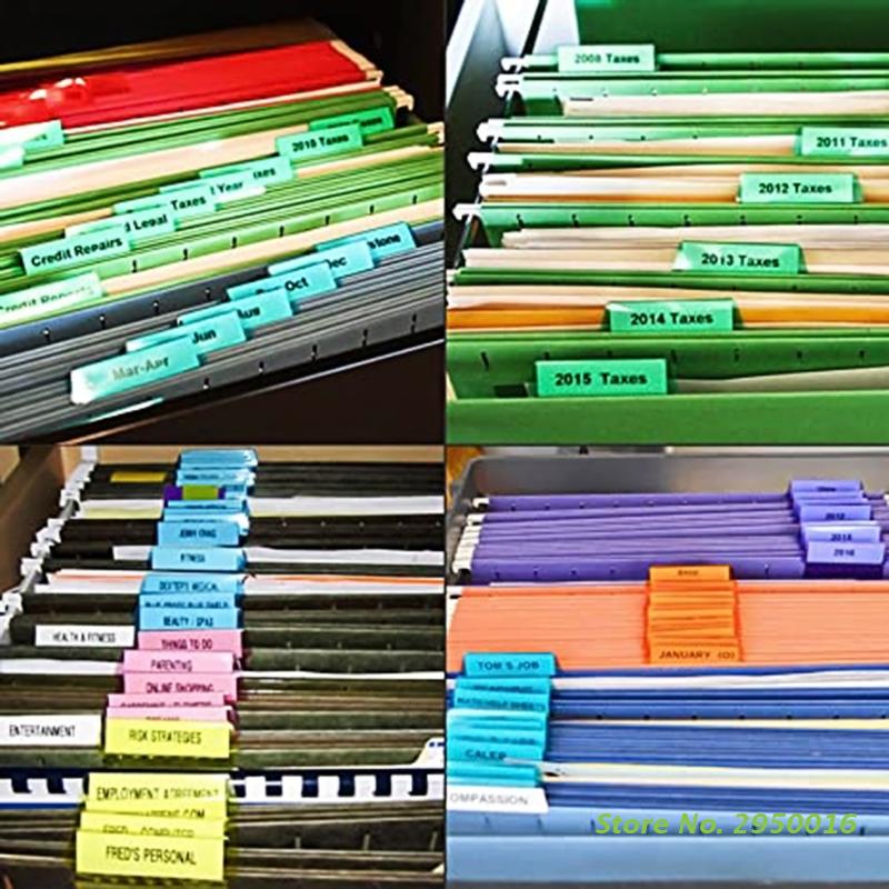 10Pcs แขวนแท็บโฟลเดอร์แทรกแท็บ - File Folder Hanging บทวิจารณ์และราคา