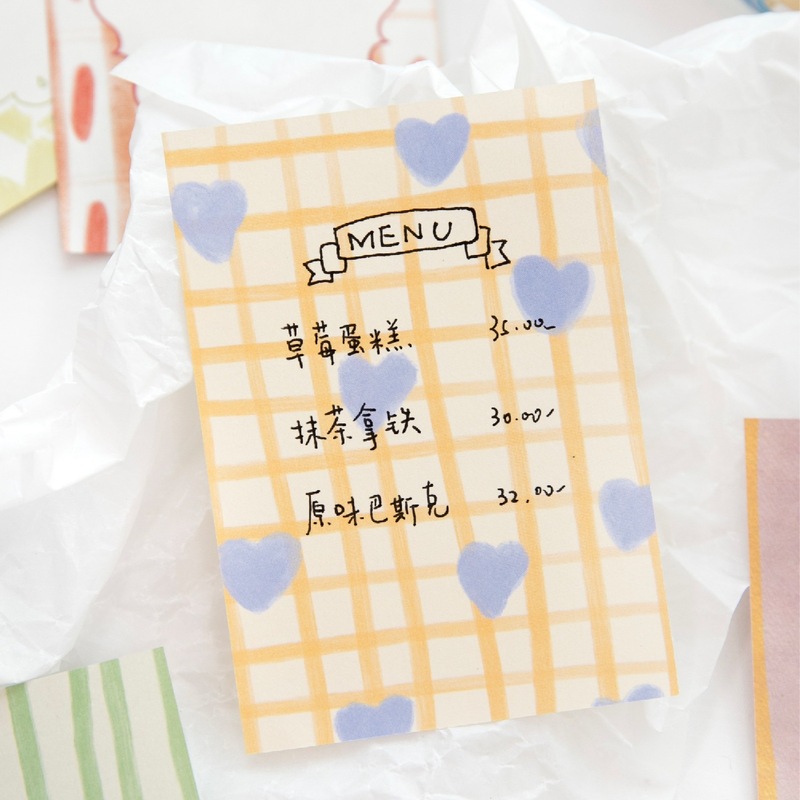 1 เล่ม/100 ชิ้น สมุดโน้ตลายสวย - Graph Paper Pad บทวิจารณ์และราคา