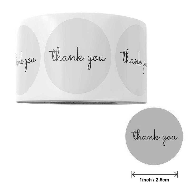 สติกเกอร์ขอบคุณ 500 ชิ้น ม้วน  - Sticker Label Roll บทวิจารณ์และราคา