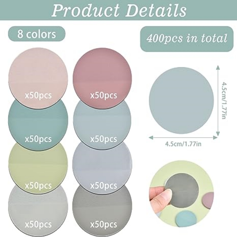 400 ชิ้น Morandi Sticky Notes, - Index Tab Divider บทวิจารณ์และราคา