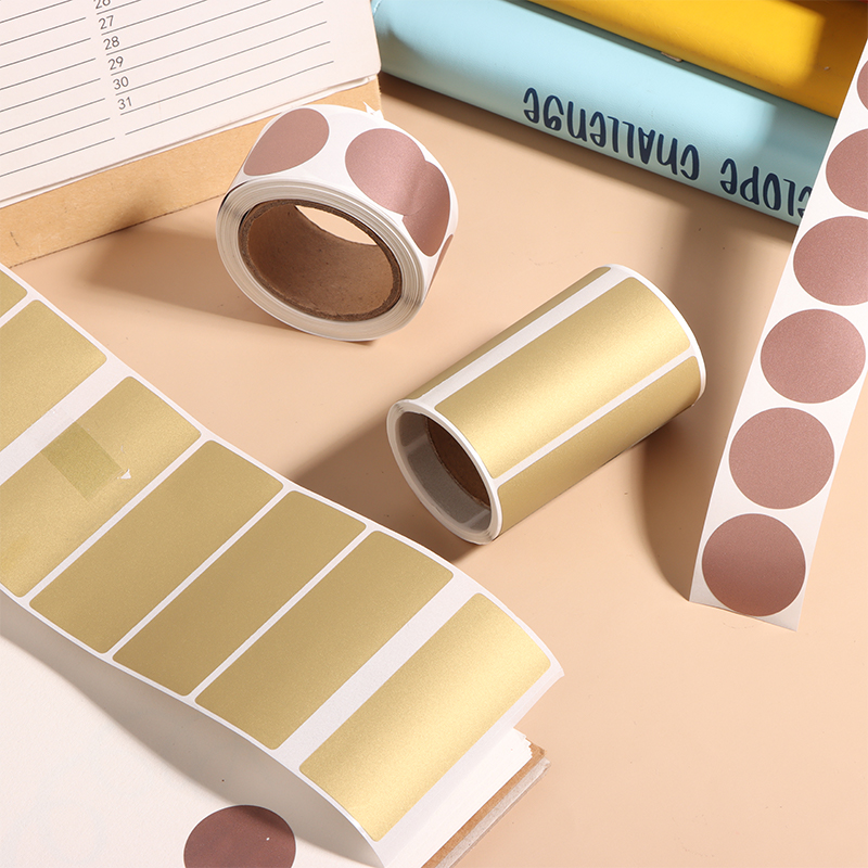 สติกเกอร์ขูดลอก 300 ชิ้น/ม้วน  - Sticker Label Roll บทวิจารณ์และราคา