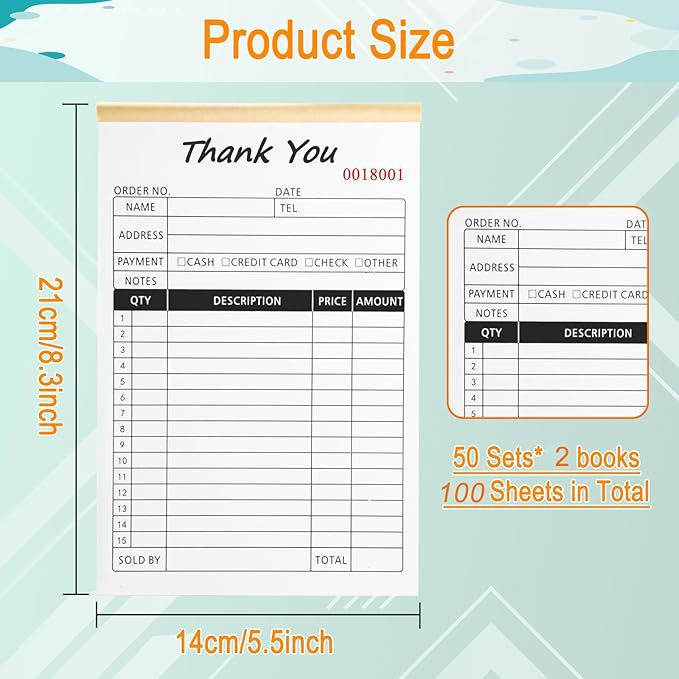 สมุดใบเสร็จรับเงิน 2 ตอน กระดา - Carbon Copy Book บทวิจารณ์และราคา