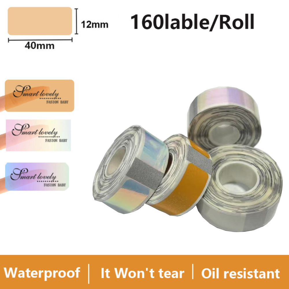 โปร่งใสป้ายสติกเกอร์ 12*40 มม. - Label Printer Tape บทวิจารณ์และราคา