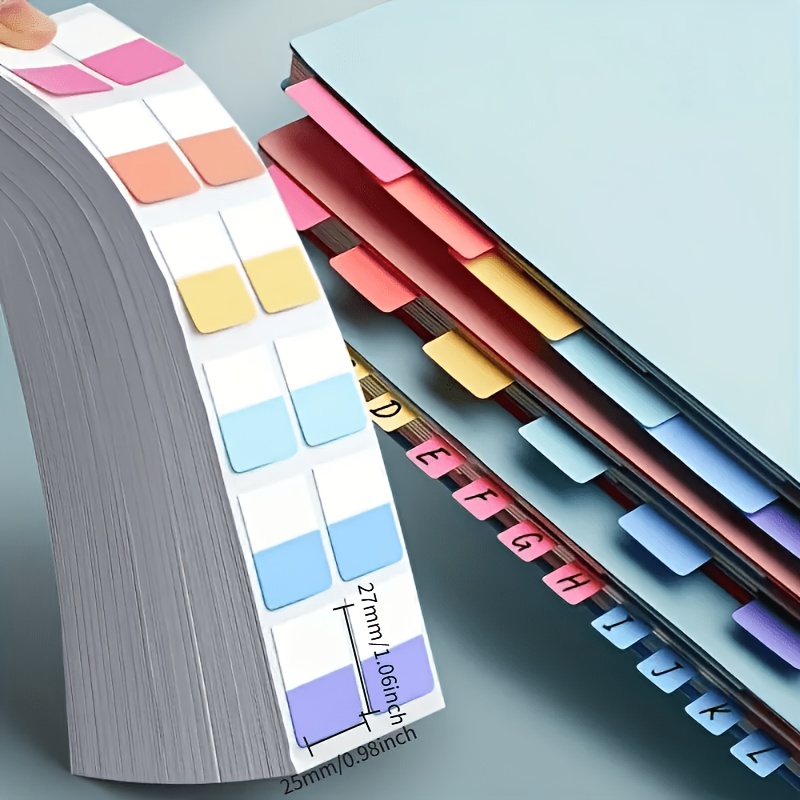 120 ชิ้น ใช้งานได้รวดเร็วและเห - Index Tab Divider บทวิจารณ์และราคา