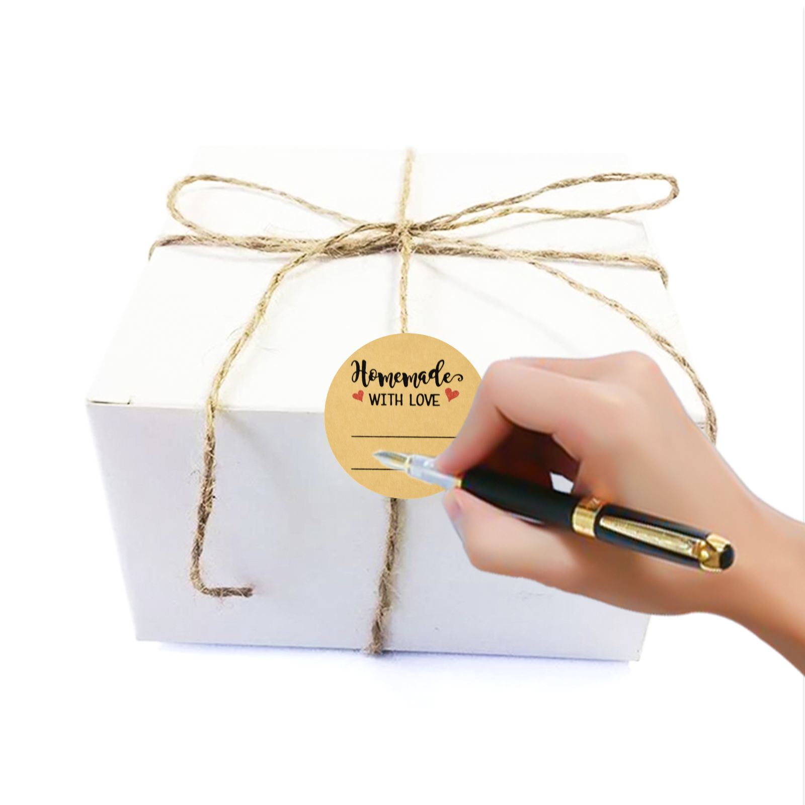 สติกเกอร์กระดาษคราฟท์แบบม้วน ข - Sticker Label Roll บทวิจารณ์และราคา