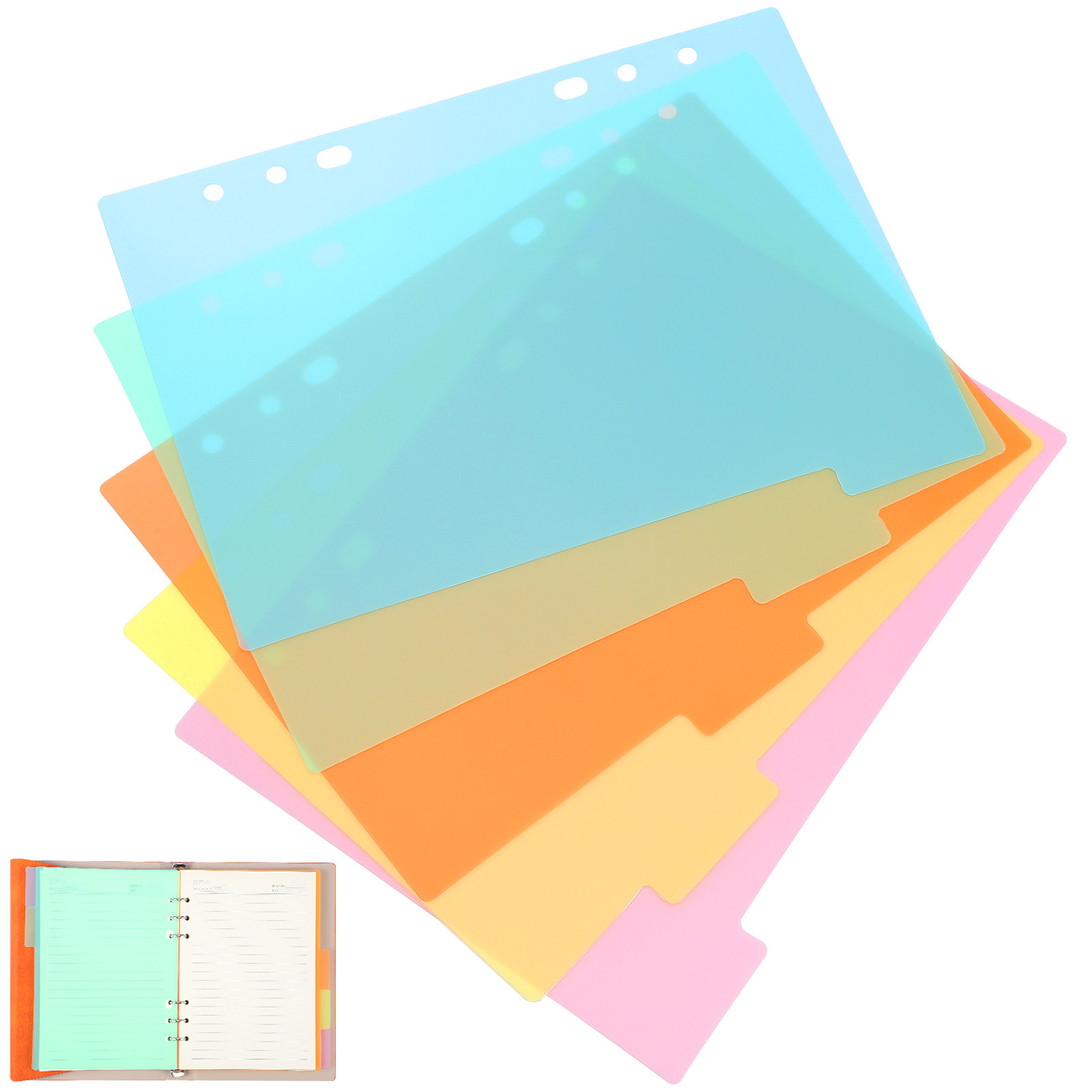 แผ่นแบ่งพลาสติกแบบเรียบและยืดห - Index Tab Divider บทวิจารณ์และราคา