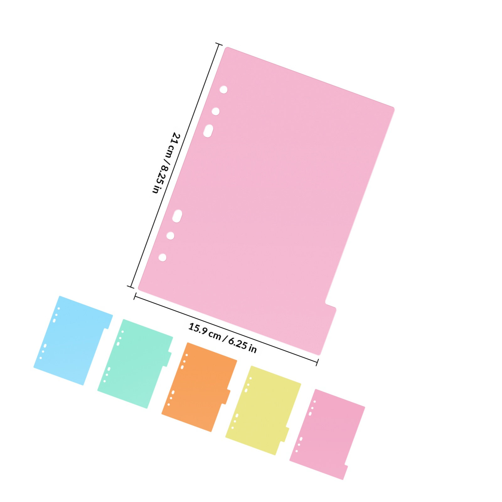 แผ่นแบ่งพลาสติกแบบเรียบและยืดห - Index Tab Divider บทวิจารณ์และราคา