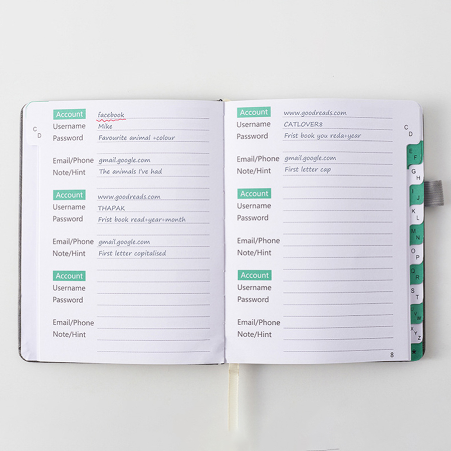 หนังสือ Keeper รหัสผ่านขนาดกะท - Index Tab Divider บทวิจารณ์และราคา