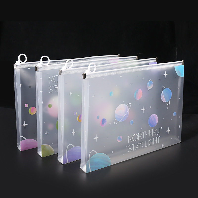 4/12pcs A4 พื้นที่ซิปโฟลเดอร์แ - Office Stationery And Supply บทวิจารณ์และราคา