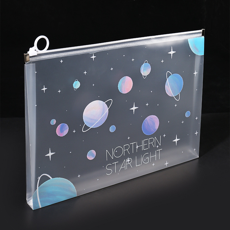 4/12pcs A4 พื้นที่ซิปโฟลเดอร์แ - Office Stationery And Supply บทวิจารณ์และราคา